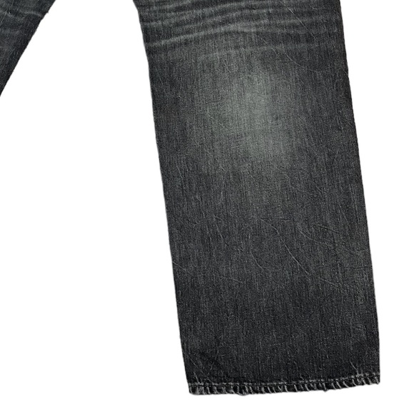 Polo Ralph Lauren New 48/32 Authentic Denim Rope Dyed Gothic Print Black BigTall - Picture 7 of 11